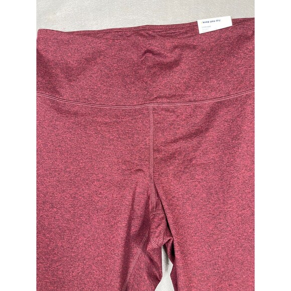 Old Navy Active Womens Large Maroon Cozecore High Rise Go-Dry Stirup Leggings - Picture 2 of 10